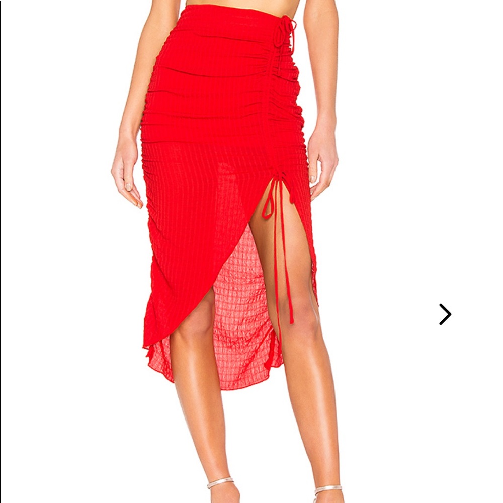 NWT Lovers + Friends Brooke Midi Skirt